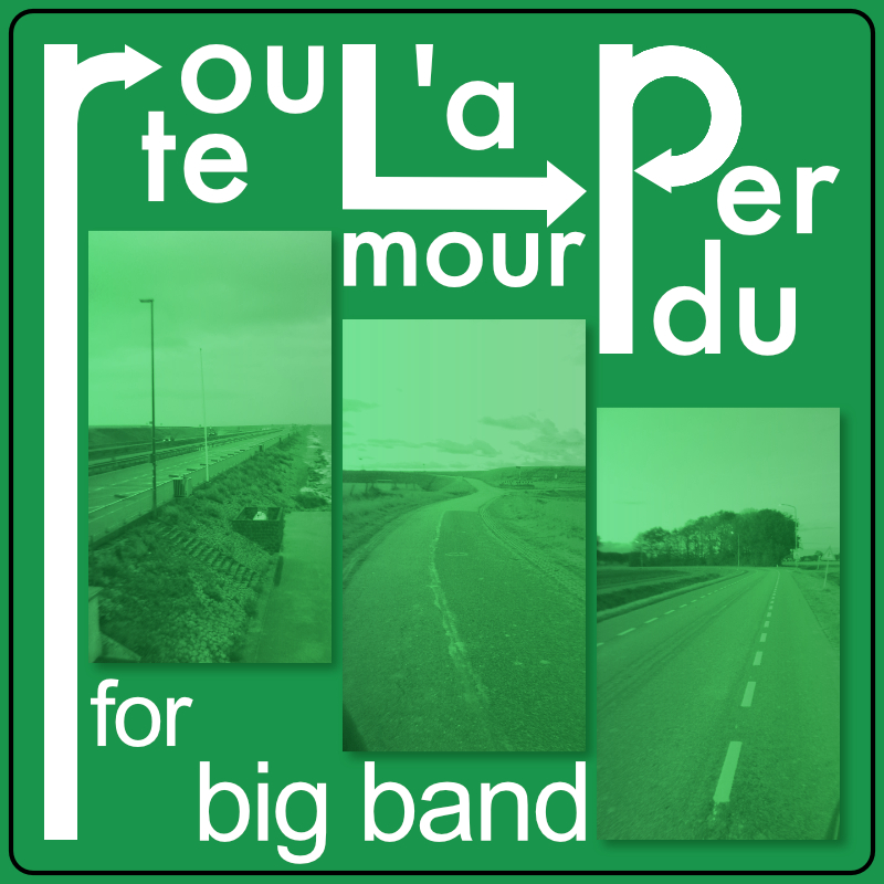 YouTube video of the big band composition Route l'amour perdu by Frans Absil