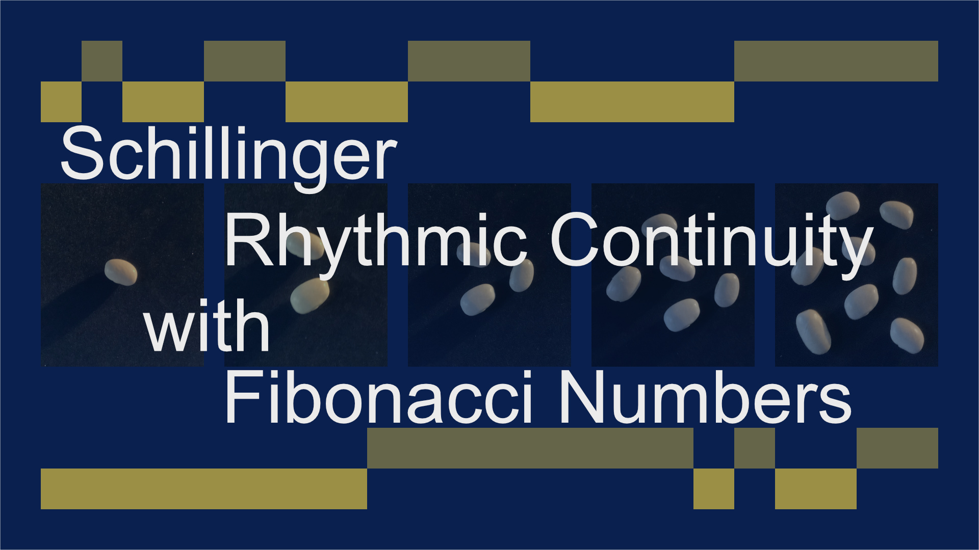 YouTube thumbnail for the Schillinger Rhythmic Continuity with Fibonacci Numbers video tutorial