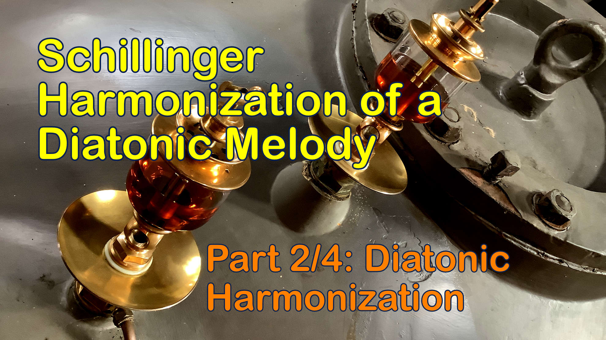 YouTube thumbnail for the Schillinger Harmonization of a Diatonic Melody Part 2 video tutorial