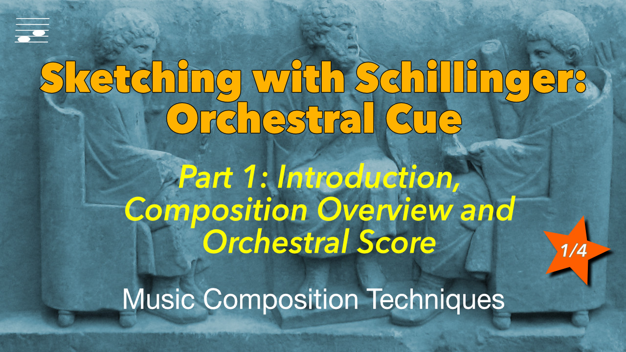 YouTube thumbnail for the Sketching with Schillinger Part 1 video tutorial