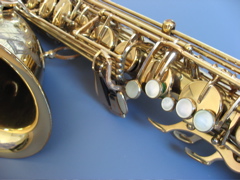 Photo of tenor saxophone